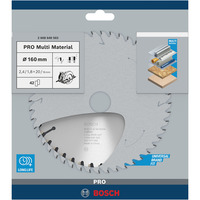 Bosch PRO Multi Material Kreissägeblatt, Ø 160mm, 42Z Bohrung 20mm, für Handkreissägen