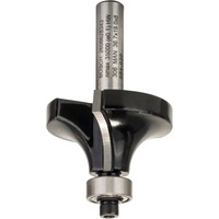 Bosch Professional PRO Wood Abrundfräser, Radius 12mm Schaft Ø 8mm, zweischneidig, Anlaufkugellager