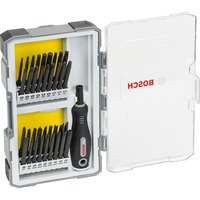 Bosch Professional Schraubendreher-Set mit Handgriff, 1/4", 37-teilig, Bit-Satz extra lange Bits