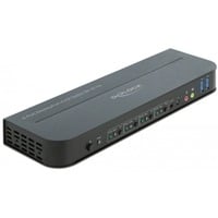 DeLOCK DP 1.4 KVM Switch - 8K 30Hz mit SB 3.2 Gen 1, KVM-Switch schwarz