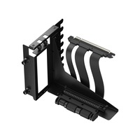 Fractal Design Flex 2 PCIe 4.0 x16 Black, Halterung + Verlängerungskabel schwarz, 19,5cm