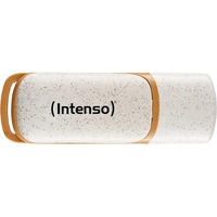 Intenso Green Line 64 GB, USB-Stick beige/braun, USB-A 3.2 Gen 1