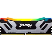 Kingston FURY CU-DIMM 24 GB DDR5-8400, Arbeitsspeicher silber/schwarz, KF584CU40RSA-24, FURY Renegade RGB, INTEL XMP