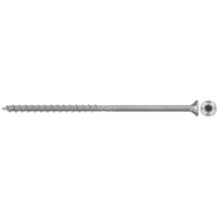 fischer Spanplattenschraube PowerFast II 6,0x100 Senkkopf TX 100 Stück, mit Teilgewinde, Edelstahl A4