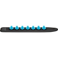 Hazet SmartRail 1/4" 850SR-7, leer, Steckschlüssel schwarz, 7 Aufnahmen für 1/4" Stecknüsse