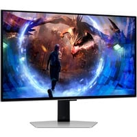 Samsung Odyssey G60SD S27DG600SU QD-OLED, Gaming-Monitor 68 cm (27 Zoll), silber, WQHD, FreeSync Premium Pro, HDR10+, 360Hz Panel