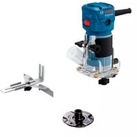 Bosch Kantenfräse GLF 55-6 Professional, Oberfräse blau, 550 Watt