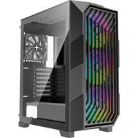 Xilence Xilent Breeze II XG181, Tower-Gehäuse schwarz, Tempered Glass