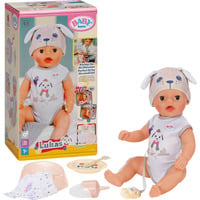 ZAPF Creation BABY born Lukas Hund 36cm, Puppe rosa
