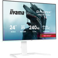 iiyama G-MASTER GB2471HSU-W1, Gaming-Monitor 60.5 cm (23.8 Zoll), weiß (matt), FullHD, Fast-IPS, HDMI, DP, G-Sync komp., USB-Hub, 240Hz Panel