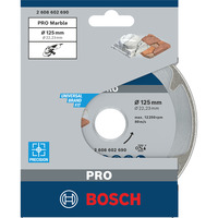 Bosch Professional PRO Marble Diamanttrennscheibe, Ø 125mm Bohrung 22,23mm