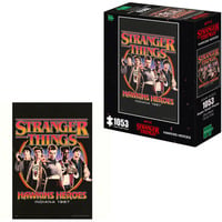 EPOCH Traumwiesen Games Stranger Things Hawkins Heroes, Puzzle 1000 Teile