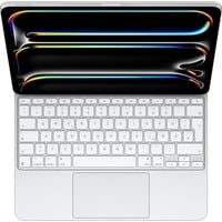 Apple Magic Keyboard für 13" iPad Pro (M5/M4), Tastatur weiß, DE-Layout, Scherenmechanik