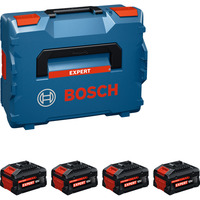 Bosch Expert Akku EXBA18V-55, 4 Stück schwarz, L-BOXX, AMPShare Alliance