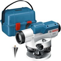 Bosch Optisches Nivelliergerät GOL 20 D Professional blau, Koffer, Maßeinheit 360 Grad