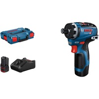 Bosch Professional Akkuschrauber GSR 12V-35 HX Professional, 12Volt blau/schwarz, 2x Li-Ion Akku 3Ah, L-BOXX