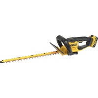 DEWALT Akku Heckenschere DCMHT562P1-QW, 18Volt gelb/schwarz, 1 x 18V XR 5,0Ah, Ladegerät