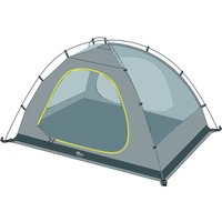 Jack Wolfskin Kuppelzelt REAL DOME LITE II silber, Modell 2023