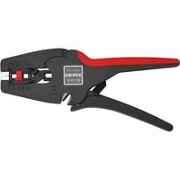 KNIPEX Automatische Abisolier-Zange "MultiStrip 10" 12 42 195 schwarz/rot, integrierter Drahtschneider