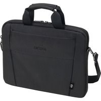 DICOTA Slim Eco BASE, Notebooktasche grau, bis 35,8 cm (14,1")