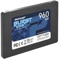 Patriot Burst Elite 960 GB, SSD schwarz, SATA 6 Gb/s, 2,5"