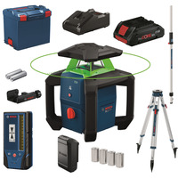 Bosch Rotationslaser GRL18V-3-31G mit Akku ProCORE18V 4.0Ah in L-BOXX grün