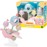 EPOCH Traumwiesen Sylvanian Families - Magisches Ballonschiff mit Figur, Konstruktionsspielzeug 