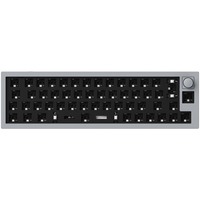 Keychron Q9 Barebone ISO Knob, Gaming-Tastatur grau, Hot-Swap, Aluminiumrahmen, RGB