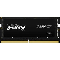 Kingston FURY SO-DIMM 16 GB DDR5-6000  , Arbeitsspeicher schwarz, KF560S38IB-16, Impact, INTEL XMP