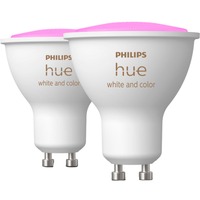 Philips Hue White & Color Ambiance GU10, LED-Lampe Doppelpack, ersetzt 35 Watt