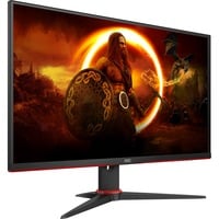 AOC 27G2SAE/BK, Gaming-Monitor 68.6 cm (27 Zoll), schwarz/rot, FullHD, VA, AMD Free-Sync, 165Hz Panel