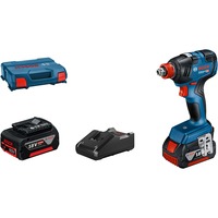 Bosch Professional Akku-Schlagschrauber GDX 18V-200 Professional, 18Volt blau/schwarz, 2x Li-Ion Akku ProCORE18V 4,0Ah, L-Case