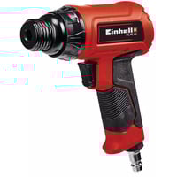 EINHELL Druckluft-Meißelhammer TC-PC 45 Set rot/schwarz, mit 4-teiligem Meißel-Set, Nadel-Entroster, Koffer