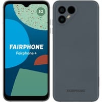 Fairphone 4 128GB, Handy Grau, Android 11, Dual-SIM
