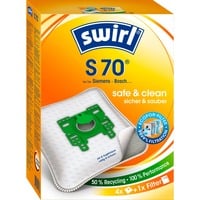 Swirl Staubsaugerbeutel S70 MicroPor 4 Stück