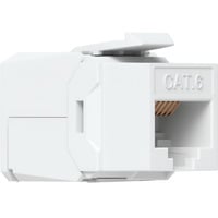 Ubiquiti Cat.6 Keystone-Modul, 12er-Pack weiß, werkzeugfrei