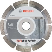 Bosch Diamanttrennscheibe Standard for Concrete, Ø 150mm 10 Stück, Bohrung 22,23mm