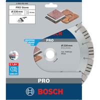 Bosch Professional PRO Stone Diamanttrennscheibe, Ø 230mm Bohrung 22,23mm
