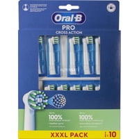 Braun Oral-B Pro Cross Action Aufsteckbürsten 10er-Pack weiß