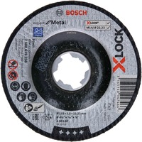 Bosch Professional PRO Metal X-LOCK Trennscheibe, Ø 115mm Bohrung 22,23mm, A 30 S BF, gekröpft