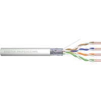 Digitus Professional Cat.5e F/UTP Verlegekabel simplex, Eca grau, 305 Meter Trommel