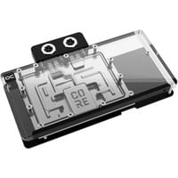 Alphacool Core RX 9070 XT Aorus Elite, Wasserkühlung transparent/chrom, inkl. Backplate