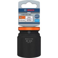 Bosch Professional PRO Impact Steckschlüsseleinsatz 32mm, 3/4" schwarz, Standard