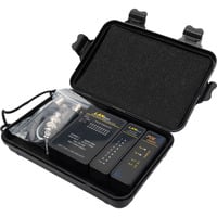 Digitus Netzwerktester und Kommunikationskabeltester schwarz, mit Hartschalenkoffer, RJ45 und BNC