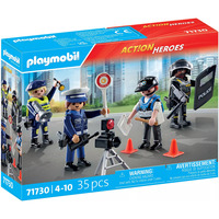 PLAYMOBIL 71730 Action Heroes Figurenset Polizei, Konstruktionsspielzeug 
