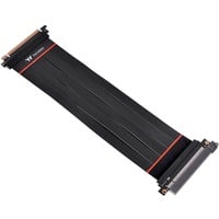 Thermaltake PCIe Extender Kabel 4.0 16x 30cm, Verlängerungskabel schwarz