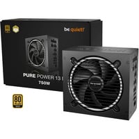 be quiet! Pure Power 13 M 750W, PC-Netzteil schwarz, 1x 12-Pin High Power GPU, 4x PCIe, Kabel-Management, 750 Watt