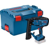 Bosch Professional Akku-Holztacker GNH 18V-38 M Professional solo, 18Volt, Elektrotacker blau/schwarz, ohne Akku und Ladegerät, in L-BOXX