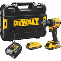 DEWALT Akku-Bohrschrauber DCD794D2T, 18 Volt gelb/schwarz, 2x Li-Ion XR Akku 2Ah, in T STAK-Box