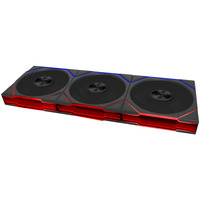 Lian Li UNI FAN TL FLEX 120 Wireless, Gehäuselüfter schwarz, Reverse, 3er Pack mit Controller, 120 mm